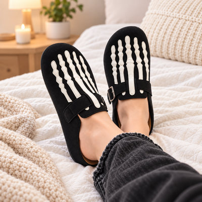 Skeleton Mule Slides