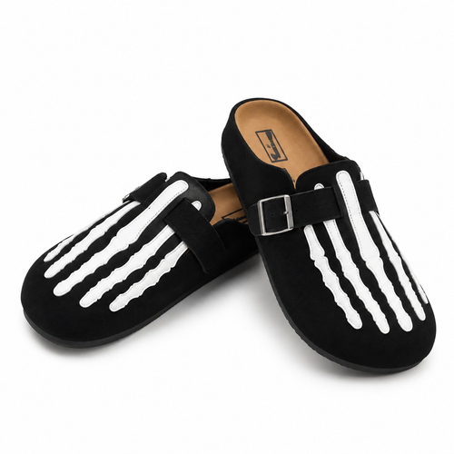 Skeleton Mule Slides