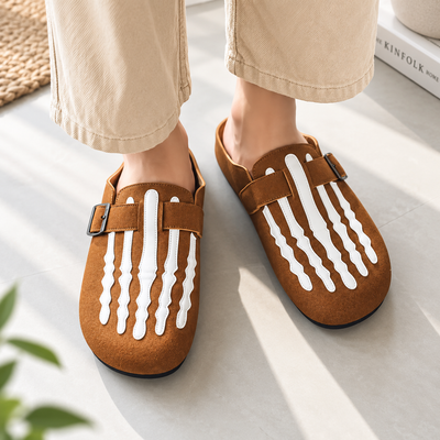 Skeleton Mule Slides